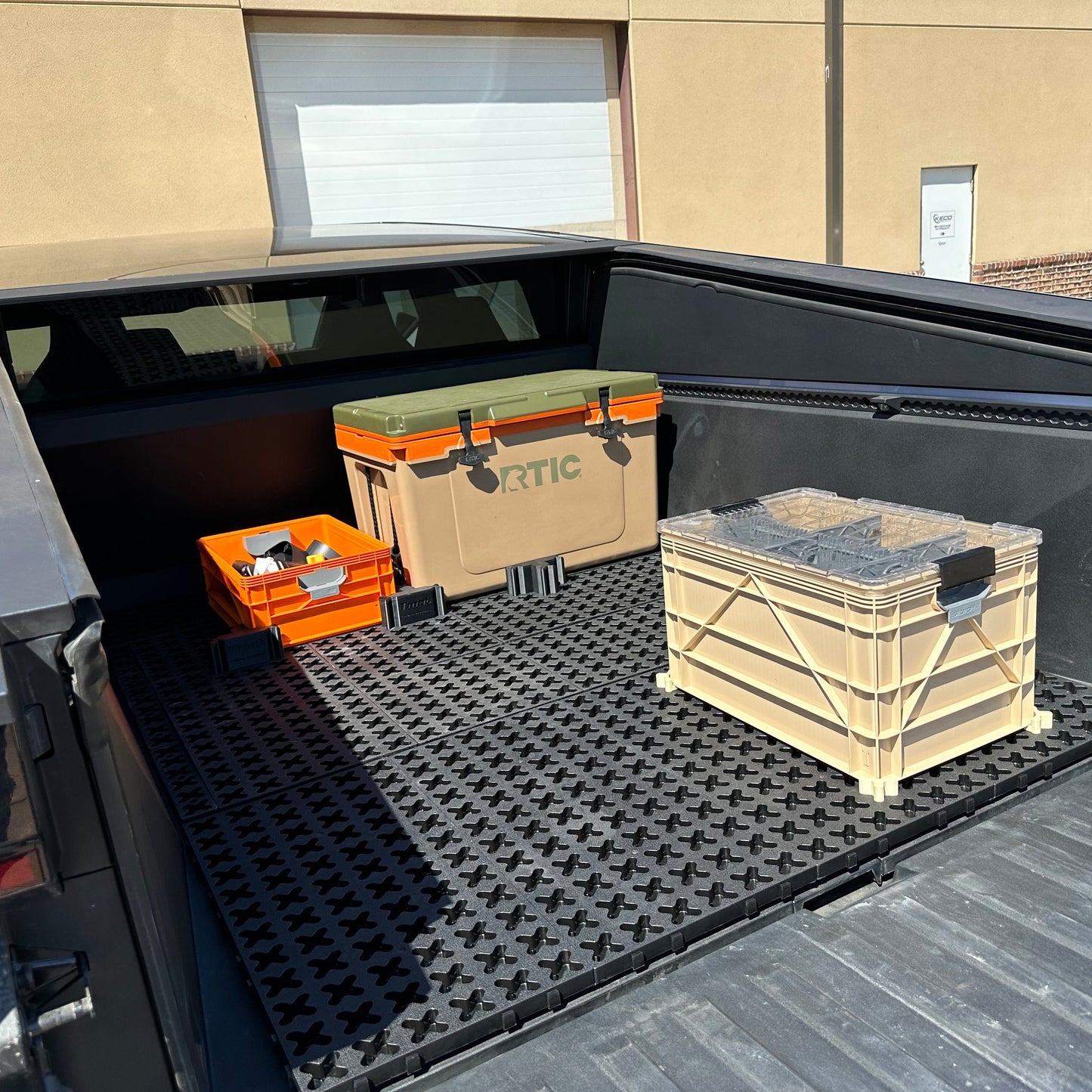 Tmat Truck Bed Organizer Slide Out Mat | Tesla Cybertruck