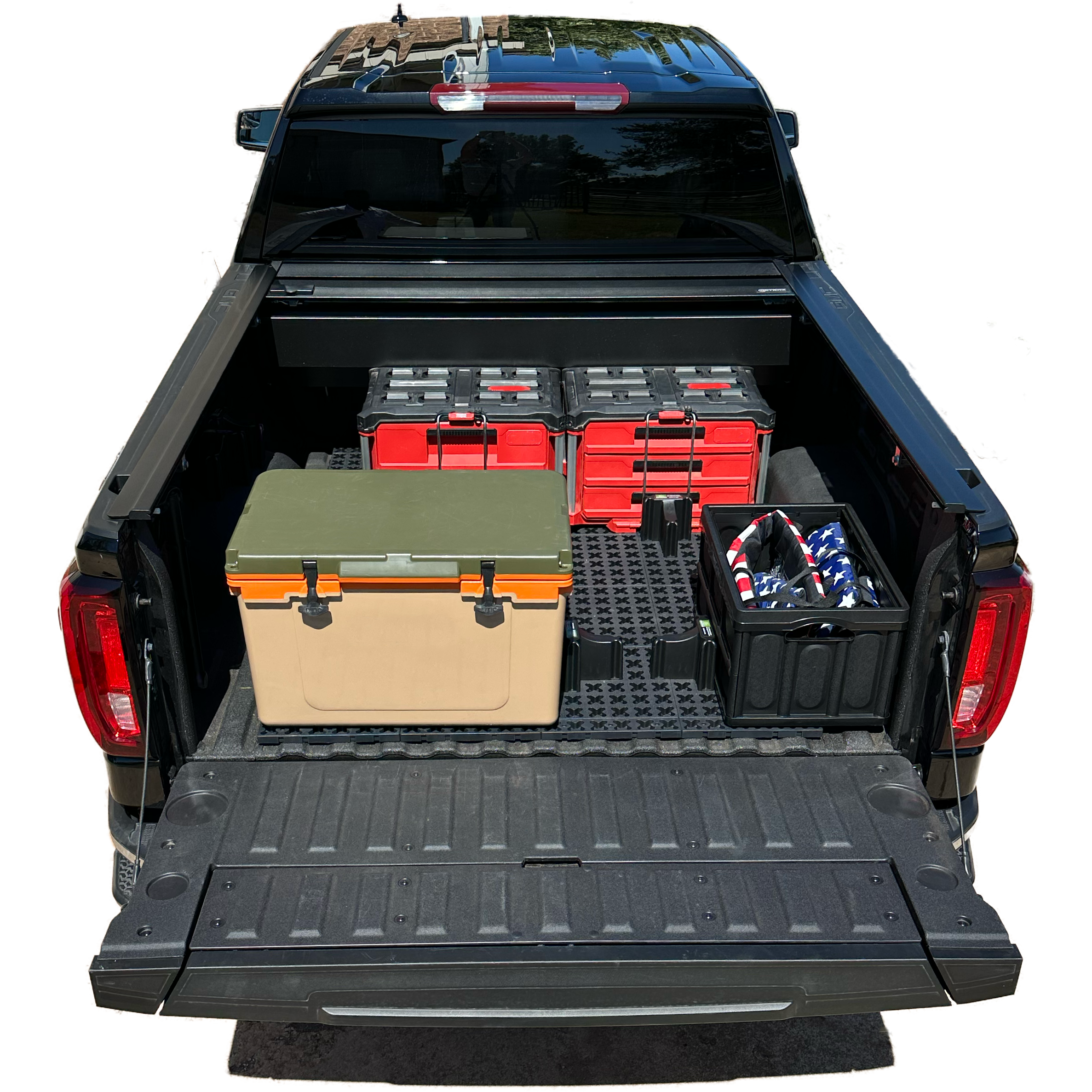 Tmat Truck Bed Organizer Slide Out Mat | Ford F150 Short Bed