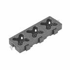2" x 6" Tmat Strips - Gray (Case of  204)