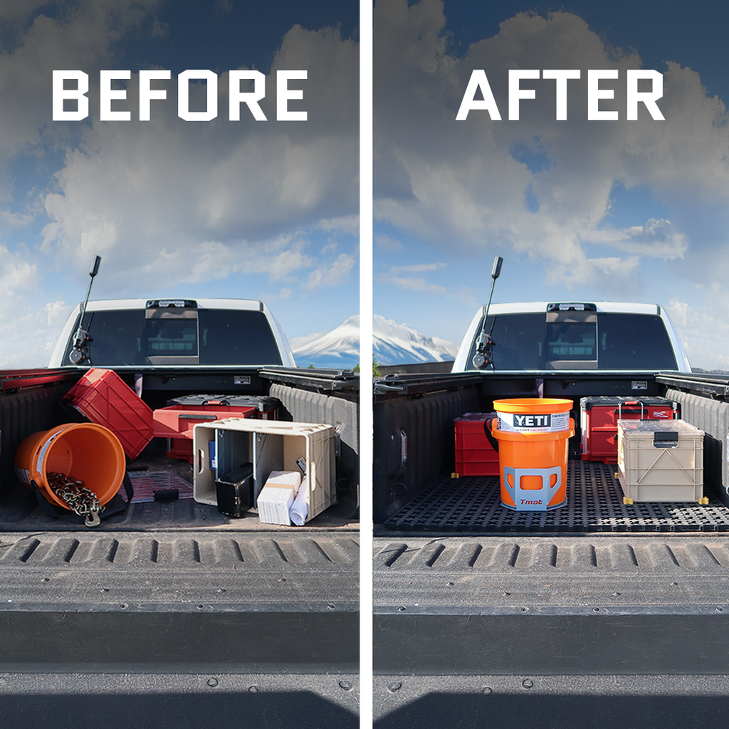 Tmat Truck Bed Organizer Slide Out Mat | Ford F150 Short Bed