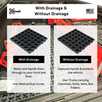 12" x 2" Tmat Interlocking Non-Draining Strip - Four Connectors (Case of 102)