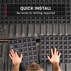 Tmat Midsize Truck Bed Organizer Slide Out Mat – Universal Fit for 5' Beds (Tacoma, Ranger, Colorado & More)