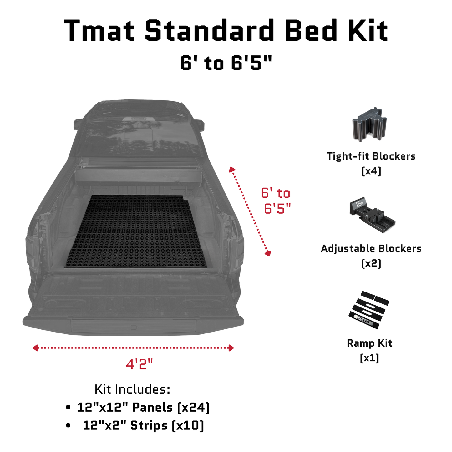 Tmat Truck Bed Organizer Slide Out Mat | Nissan Titan XD