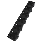 12" x 2" Tmat Interlocking Strips - Six Connectors With Drainage (Case of 102)