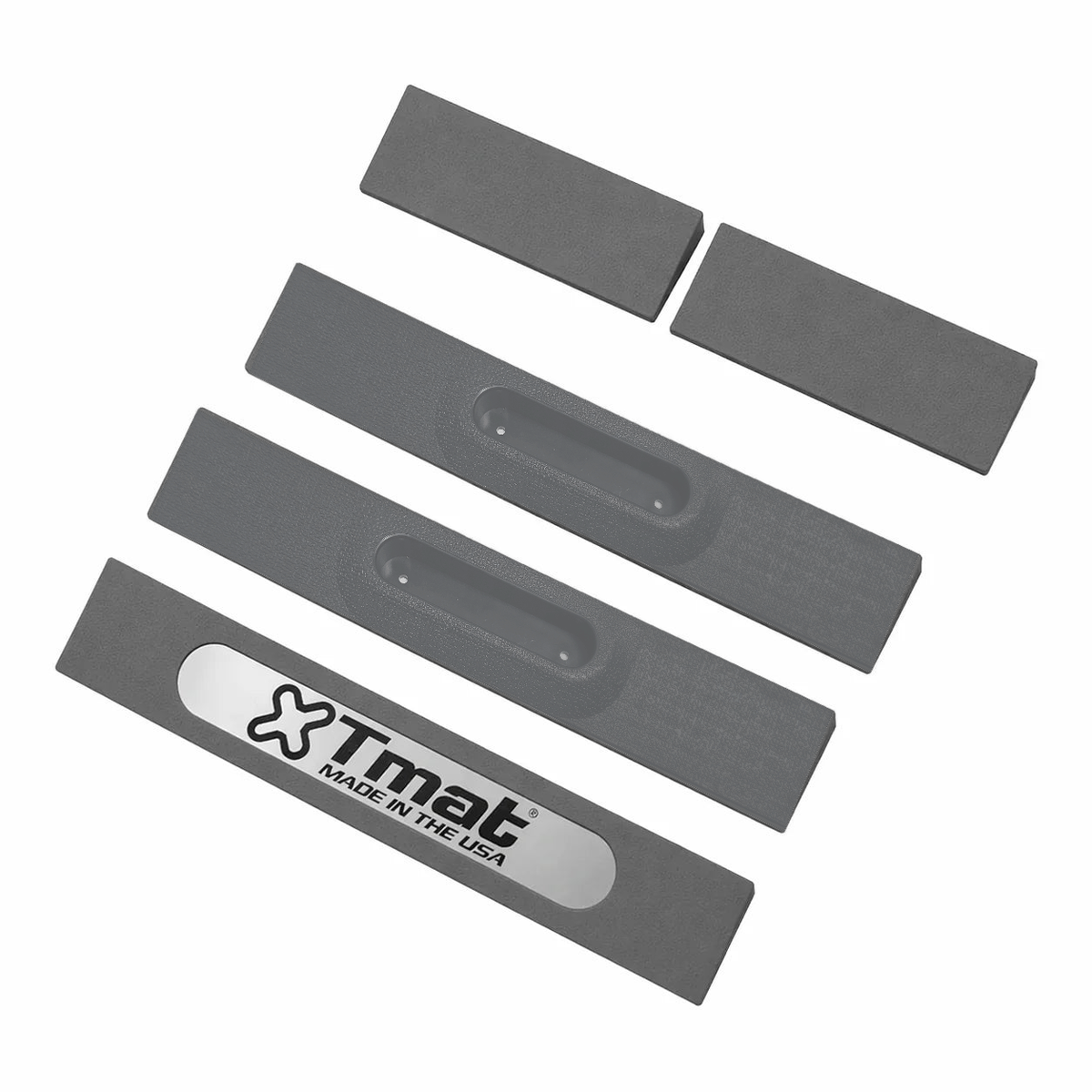 Tmat Handles & Ramp Edge Kit - 48" Total Length (fits Midsize & Compact Truck Kits) - Gray