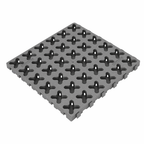 12" x 12" Tmat Panel with Locking - Gray (Single)