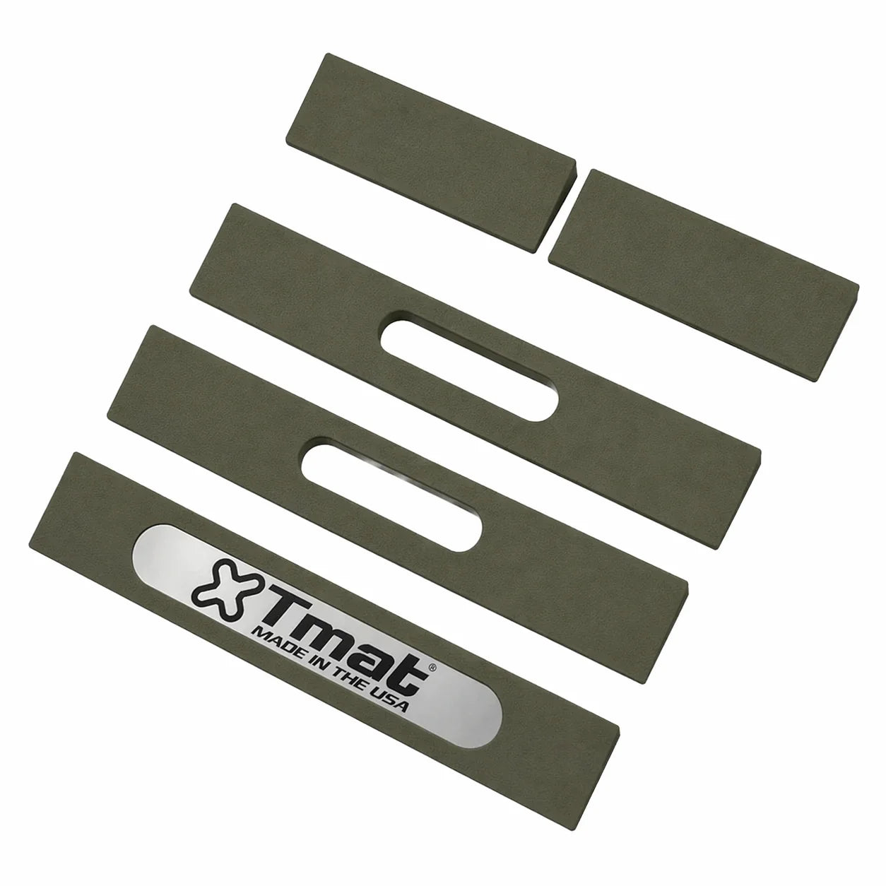 Tmat Handles & Ramp Edge Kit - 48" Total Length (fits Midsize & Compact Truck Kits) - Green